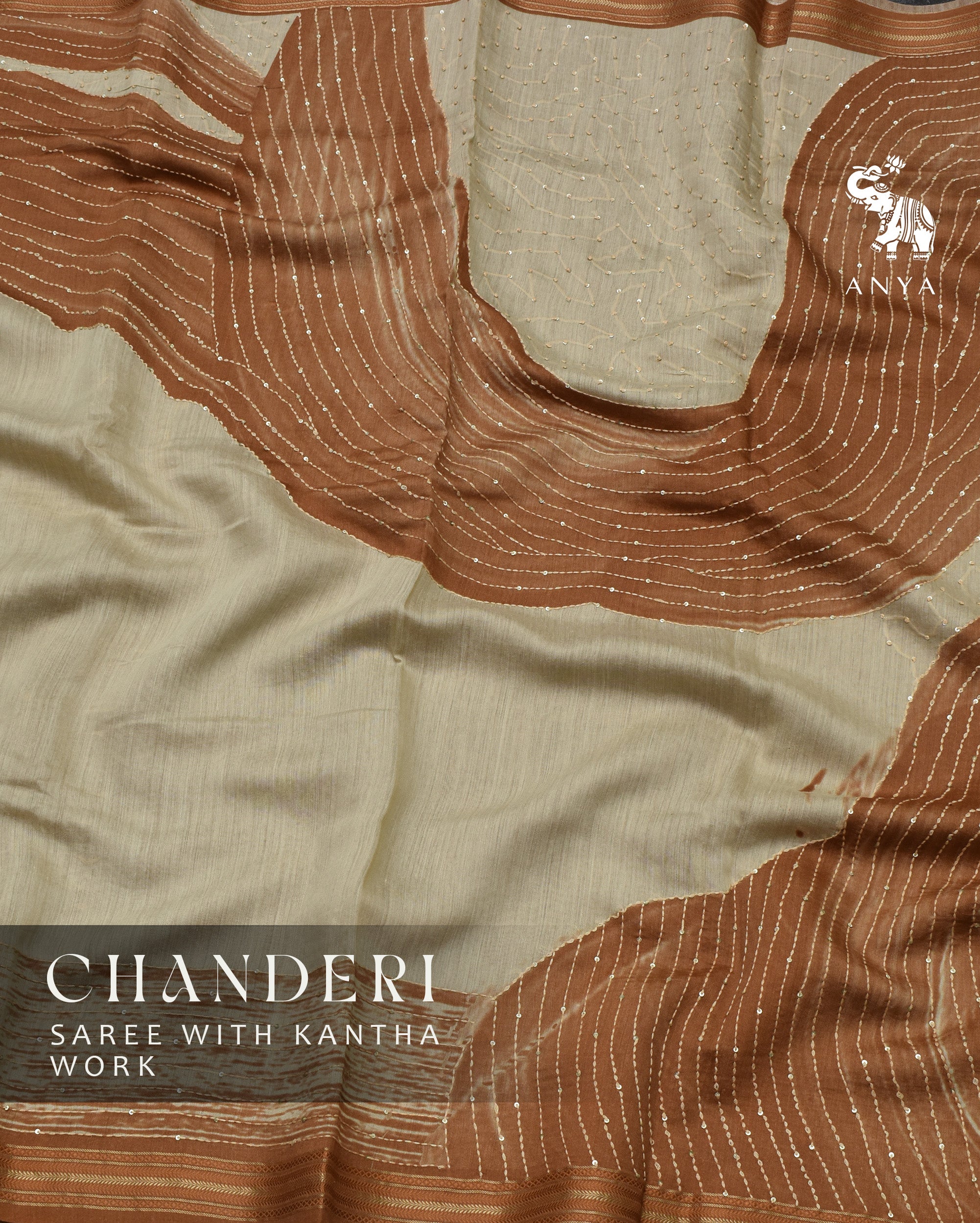 SAV5 Kanta Work Chanderi Saree main image 1