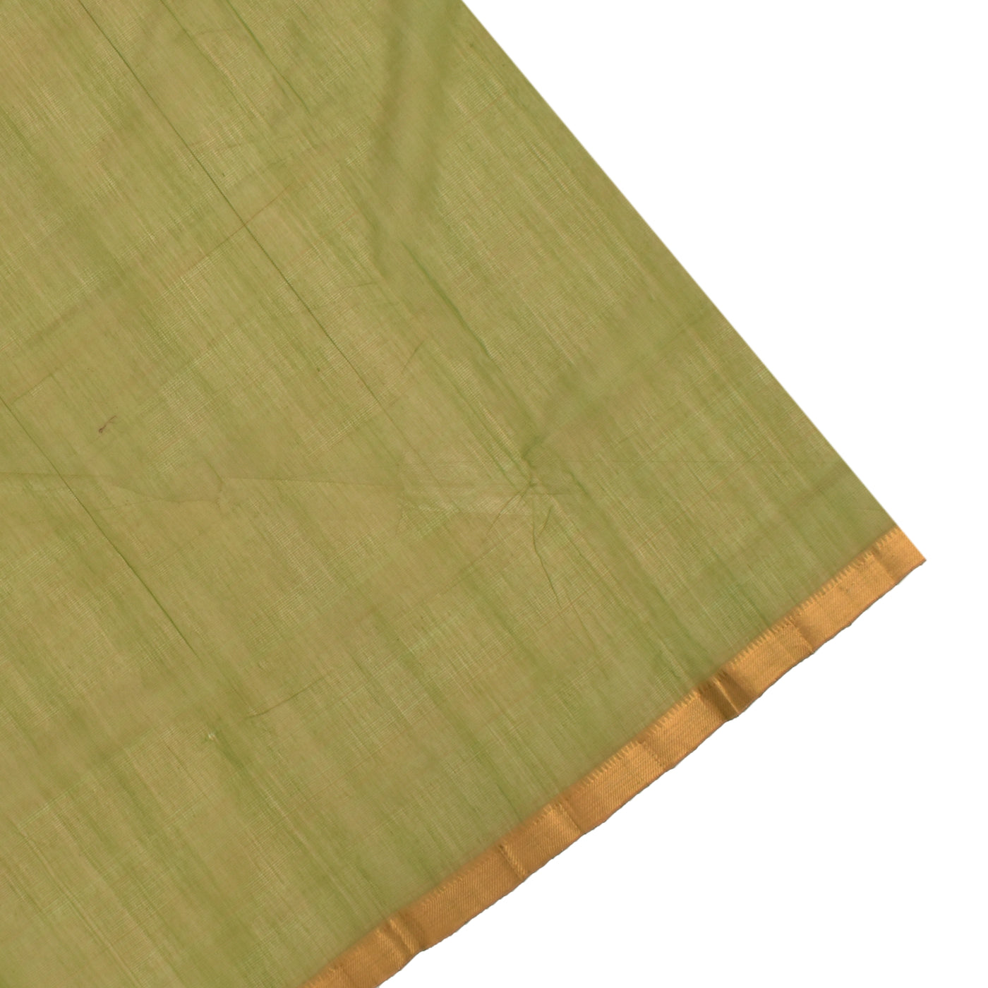 Mehandi Green Mangalagiri Cotton Saree