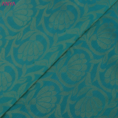 Turquoise Blue Soft Silk Fabric (4660241039473)