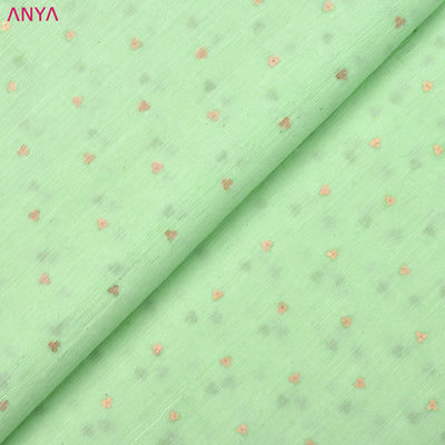 Pastel Green Sequins Fabric