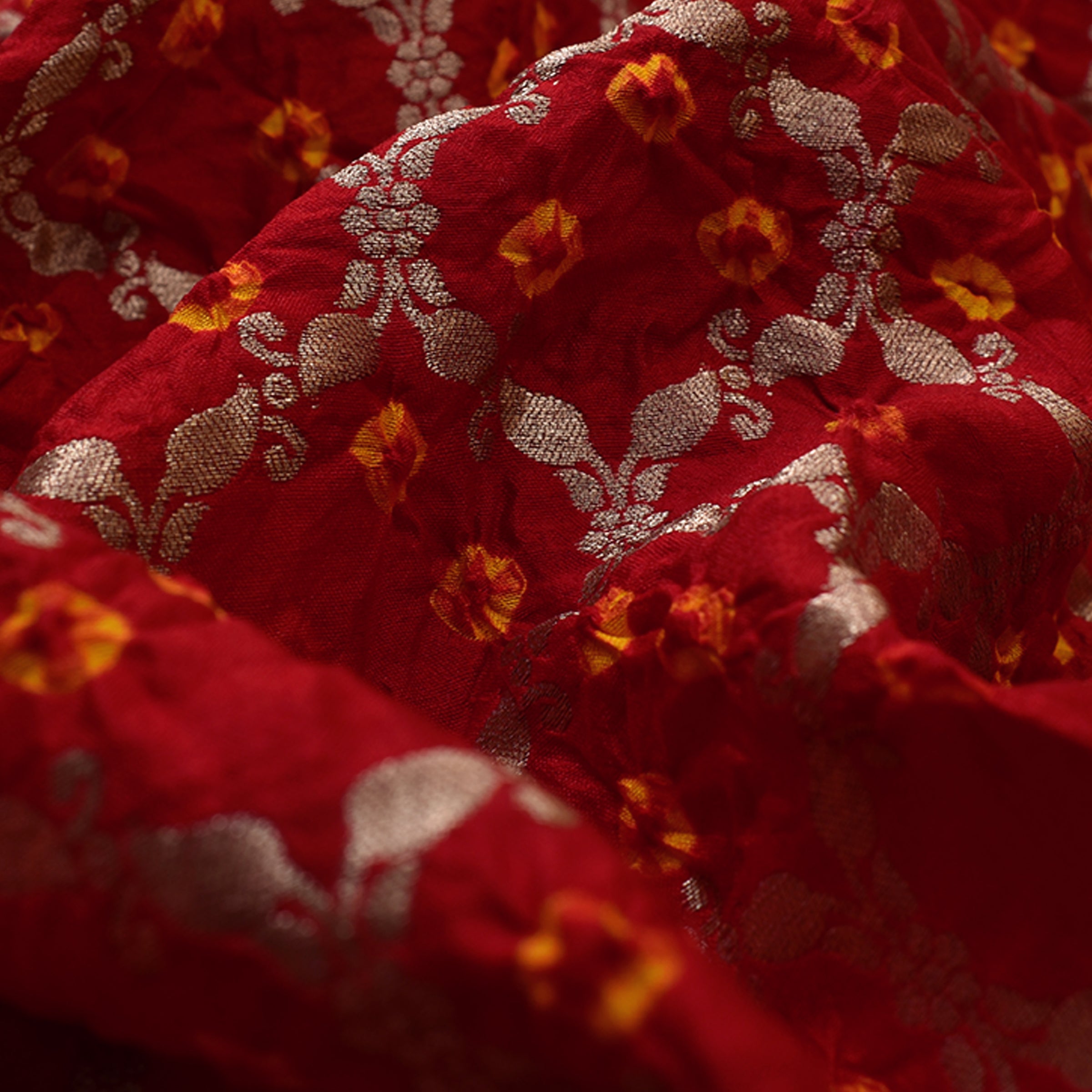 silk bandhani dress material online shopping Bandhani Dress Materials Pure modal gaji silk lagdi patta dupatta dress material... 4060/- Free Shipping