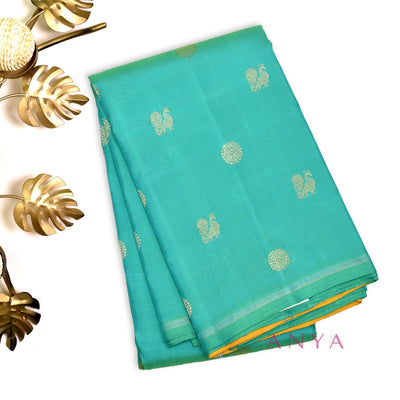 Rexona Kanchipuram Silk Saree with Mayil Chakaram Design