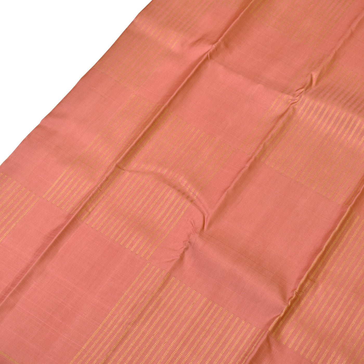 Onion Pink Kanchipuram Silk Saree with Box Zari Design