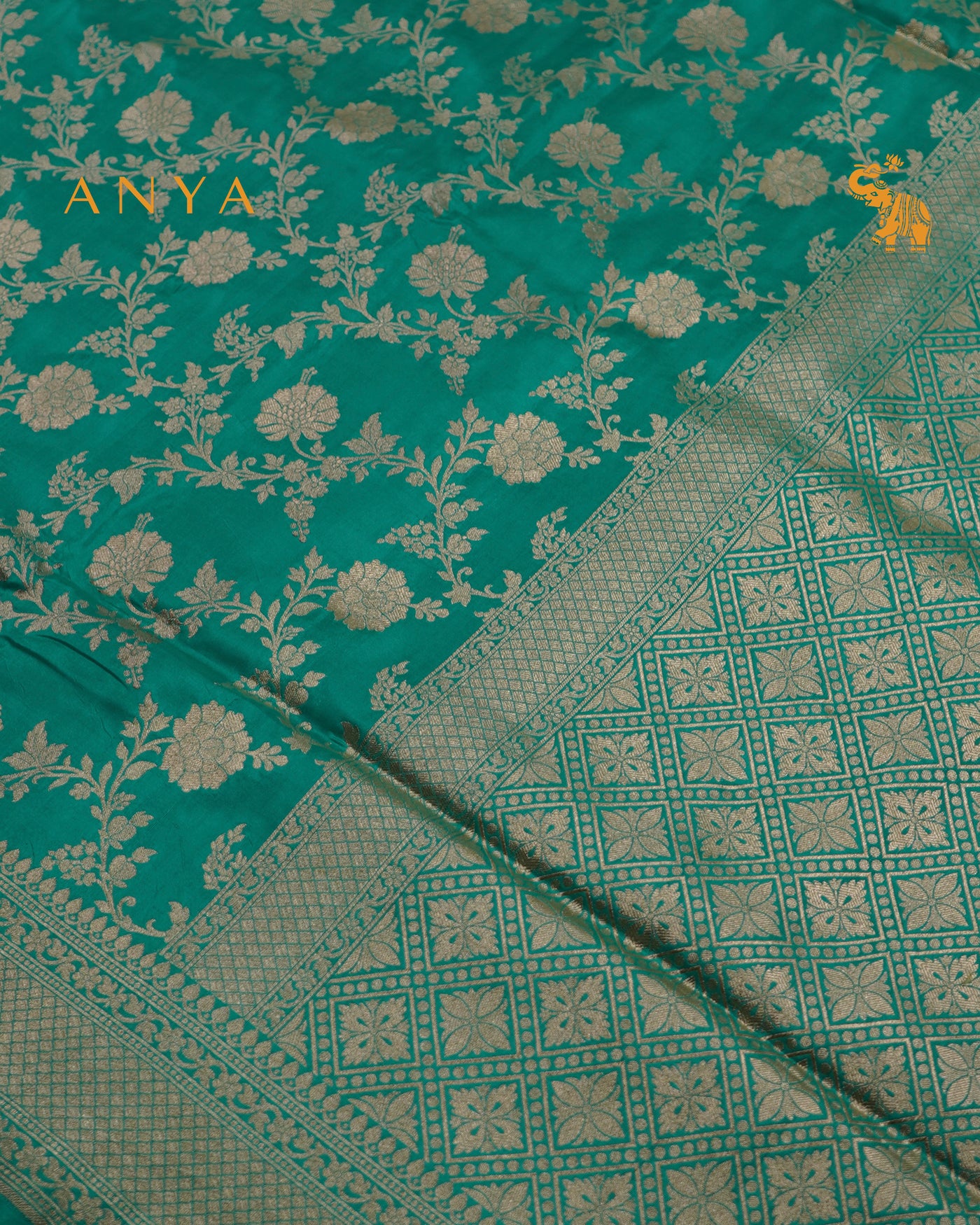 Rexona Banarasi Silk Saree with Creeper Design