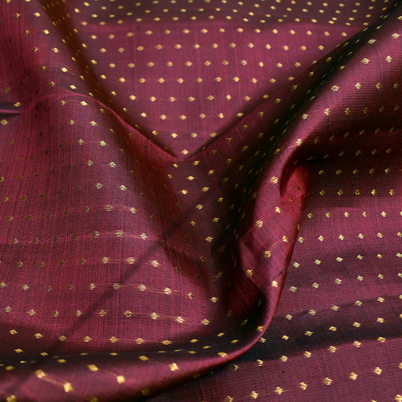 Black Arakku Kanchi Silk Fabric with Lakshadeepam Design