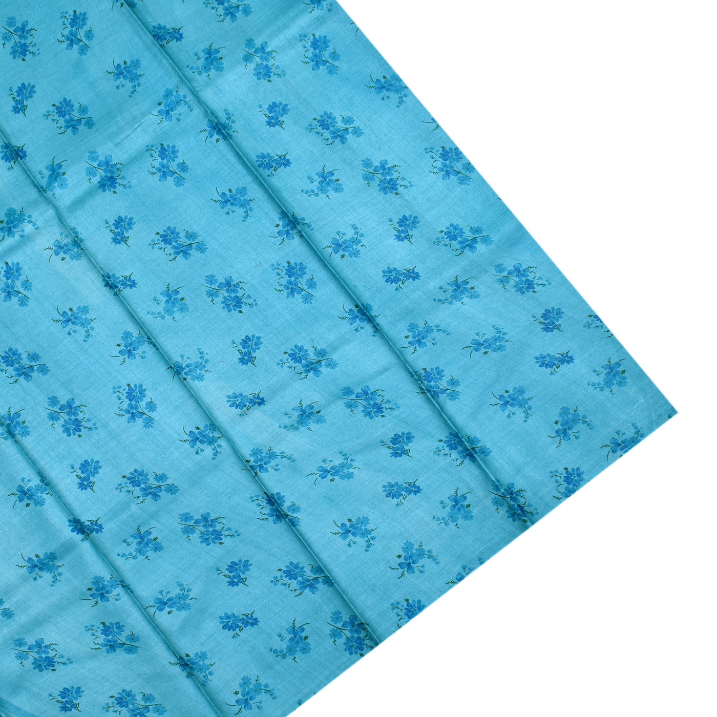 Blue Tussar Silk Saree with Shibori Print Design