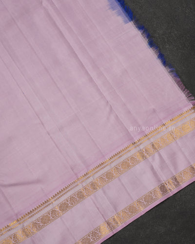 Lavender Kanchi Classic Saree with Zari Butta Design