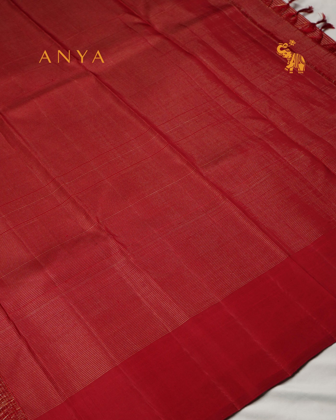 Maroon Kanchi Silk Saree with Small Zari Checks Design