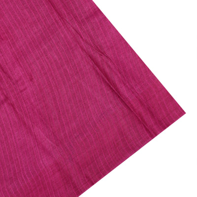 Black Tussar Silk Saree with Floral Print Design