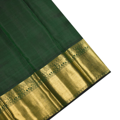V Pakku Kanchi Silk Saree with Horizontal Kattam Design