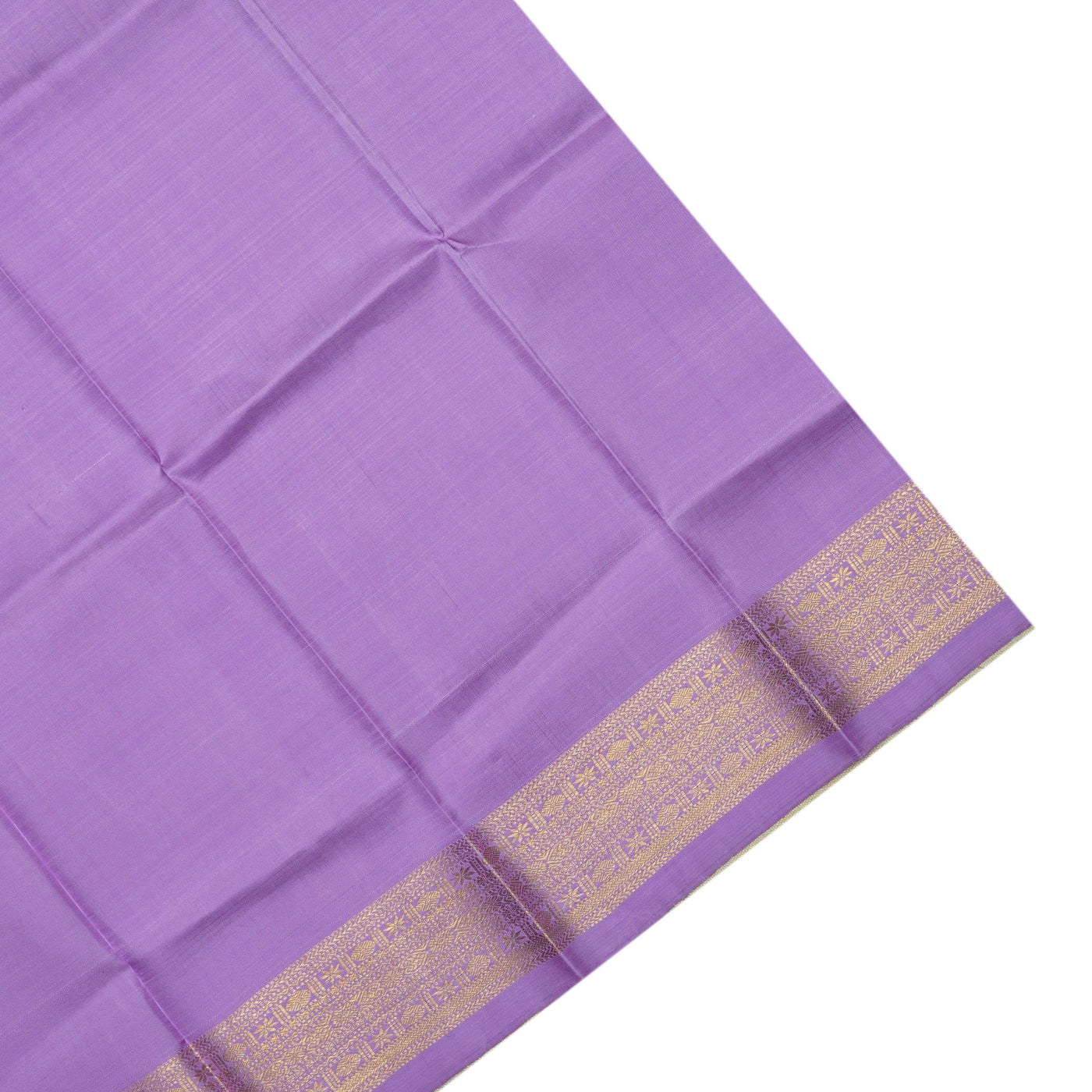 Lotus Pink Printed Kanchi Silk Saree with Floral Print and Zari Butta Design