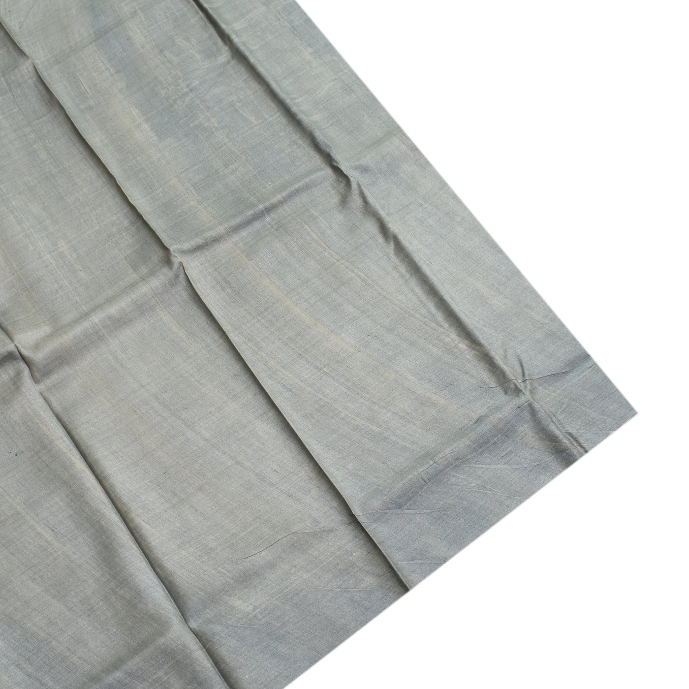 Blue Tussar Silk Saree with Floral Printed Design
