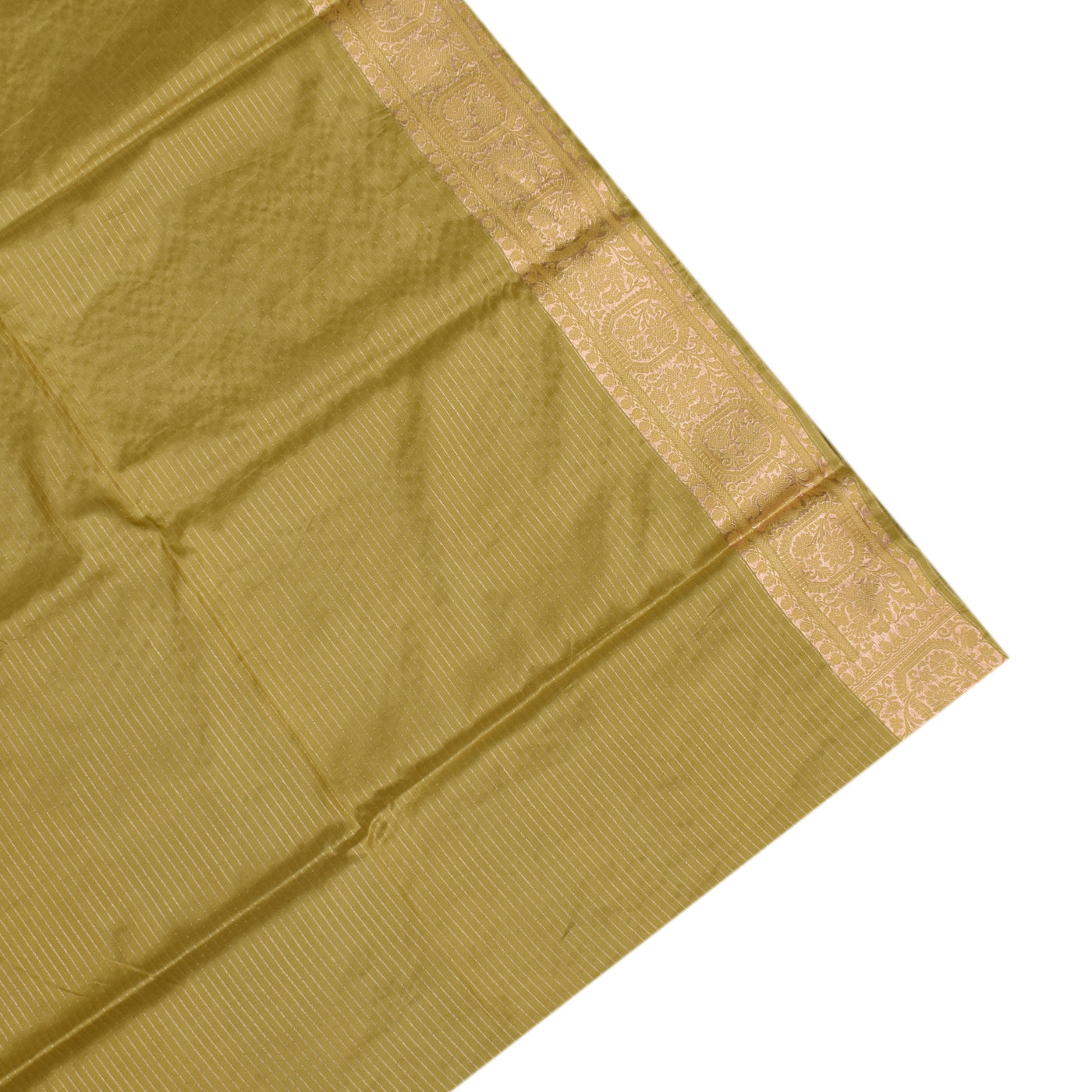 Multicolor Banarasi Silk Saree with Floral Creeper Design