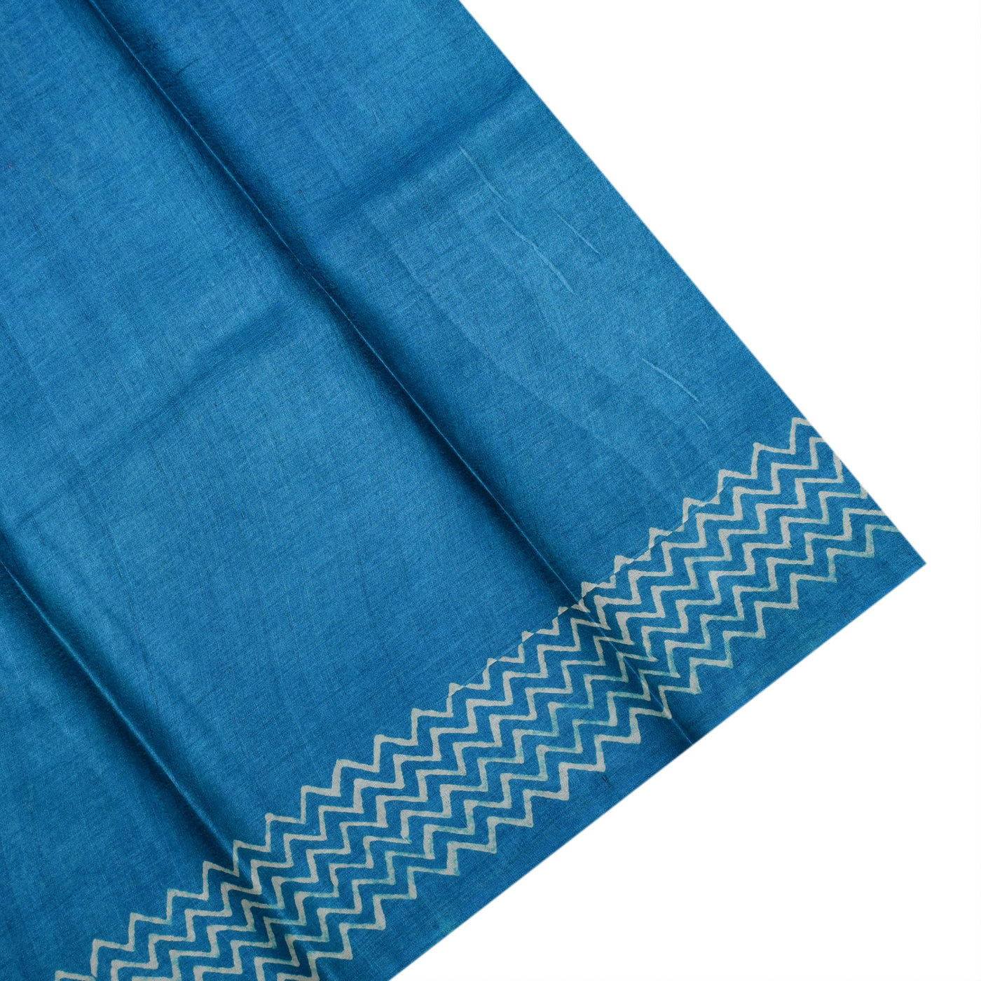 Multicolor Tussar Silk Saree with Dots Design