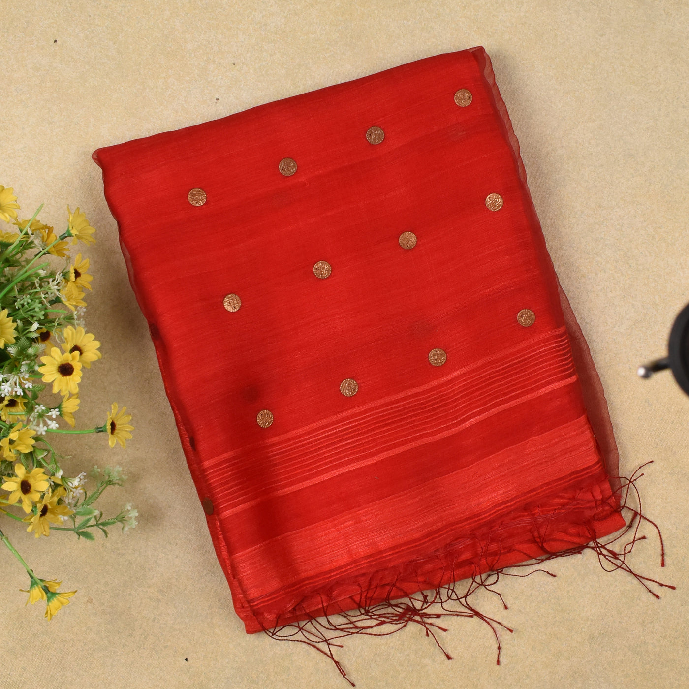 Arakku Thakkali Bailu Coin Saree