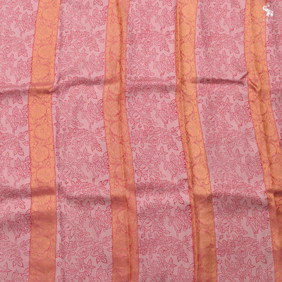 Onion Pink Printed Kanchi Silk Saree