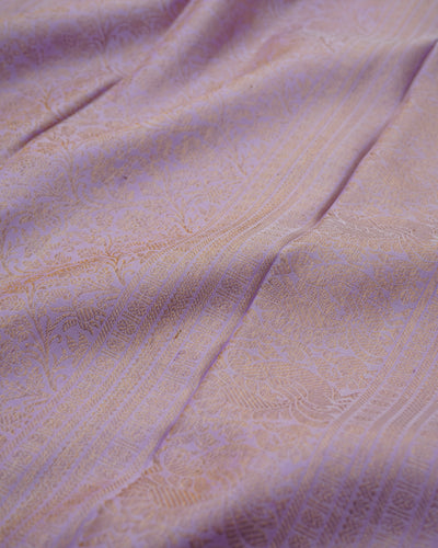 Mittai Pink Kanchi Silk Saree with Zari Butta Design