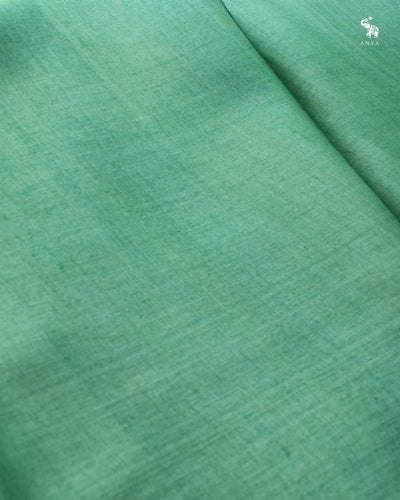 Mustard Tussar Silk Saree with Floral Printed Design