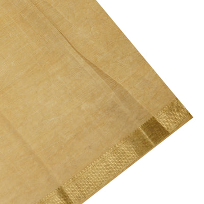 Indigo Blue Pen Kalamkari Kanchi Silk Saree