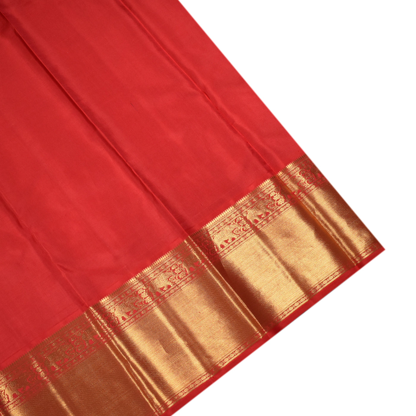 Light Lavender Kanchi Silk Saree with Horizontal Kattam Design