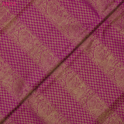 Rani Arakku Kanchi Silk Fabric with Annam and Star Butta Design