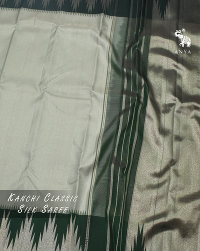 Grey Kanchi Classic Saree with Vairaoosi Checks Design