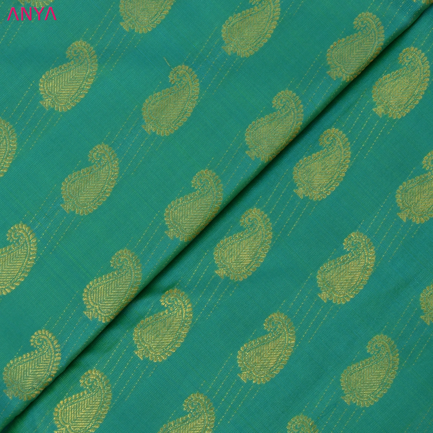Rexona Kanchi Silk Fabric with Mango Butta Design