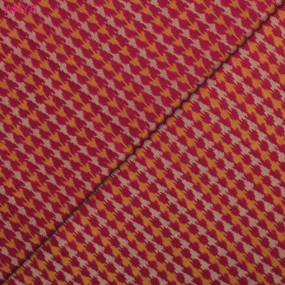 Arakku Thakkali Ikkat Silk Fabric