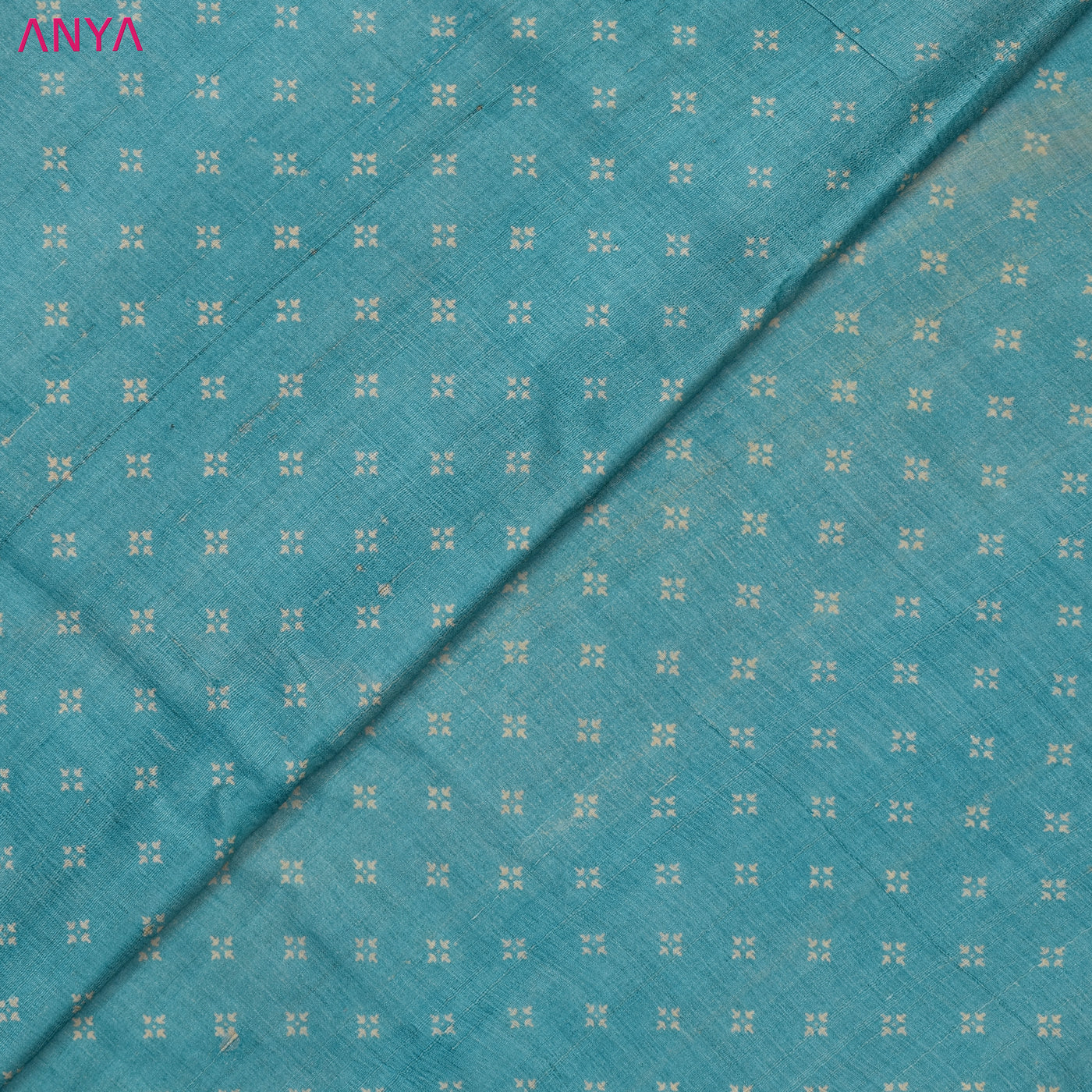 Rexona Tussar Silk Fabric with Printed Design