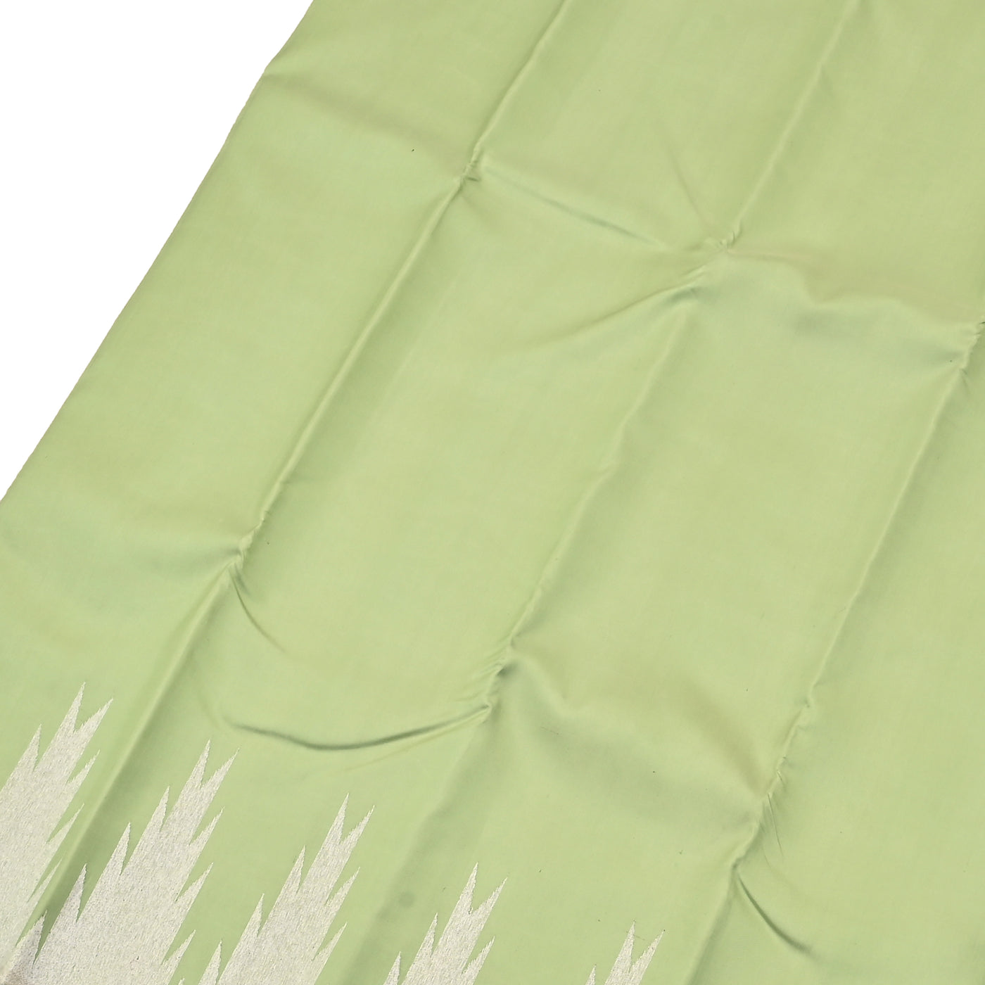 Pista Green Kanchipuram Silk Saree