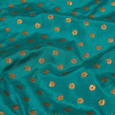 Rexona Banarasi Silk Fabric with Kammalam Butta Design