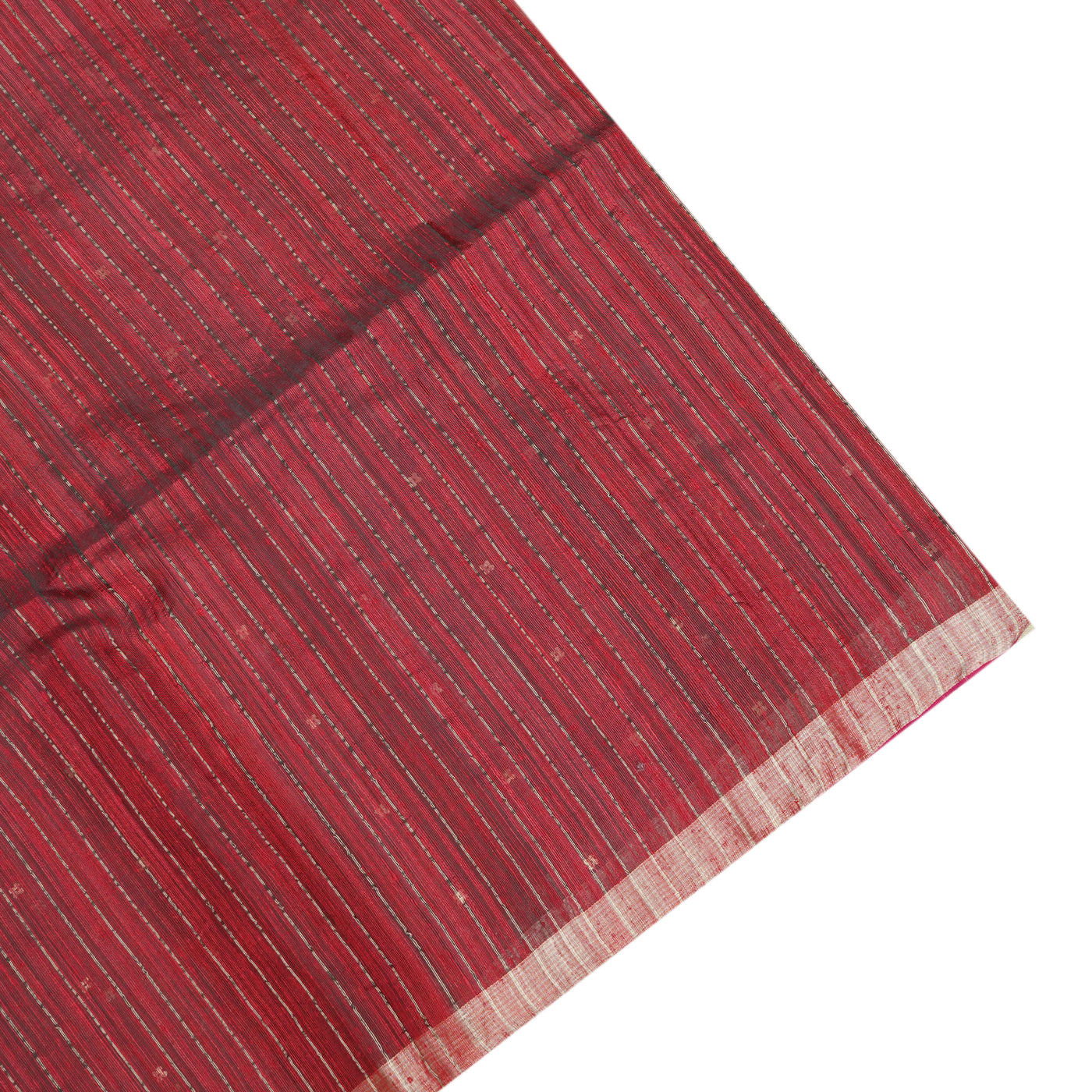 Maroon Tissue Sequins Saree with Paithani Pallu