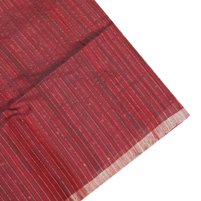 Maroon Tissue Sequins Saree with Paithani Pallu
