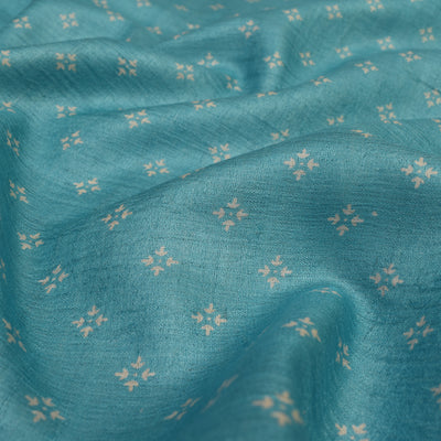 Rexona Tussar Silk Fabric with Printed Design