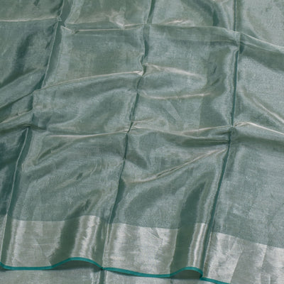 Light Green Banarasi Tissue Saree