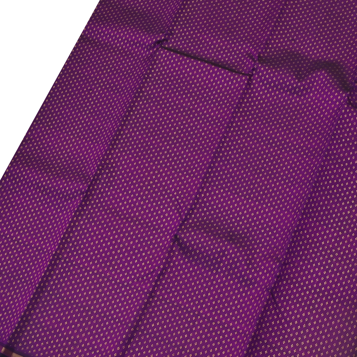 Purple Kanchipuram Silk Saree with Kuligai Butta Design