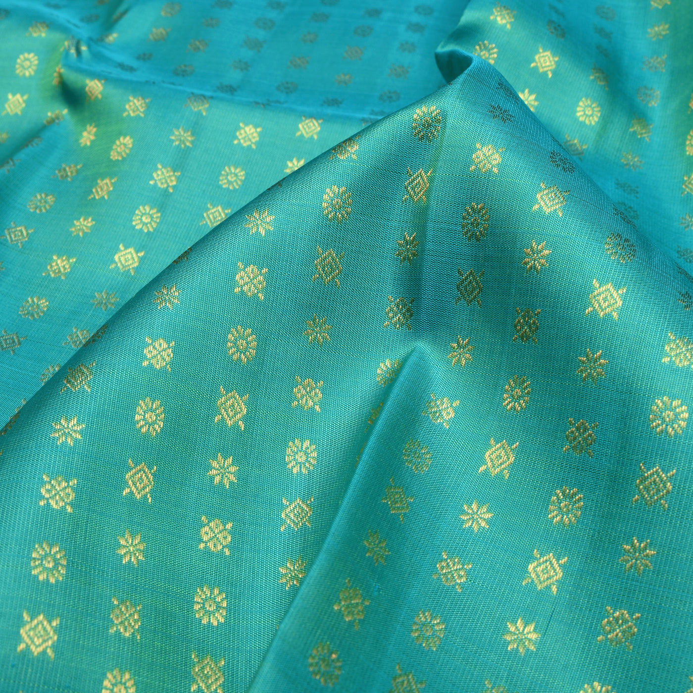Rexona Kanchi Silk Fabric with Star Butta Design