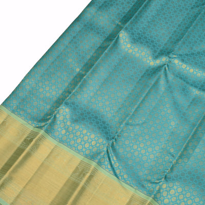 Rexona Kanchipuram Silk Saree with Coin Butta Design