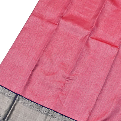 Pink Silver Tissue Kanchipuram Silk Saree