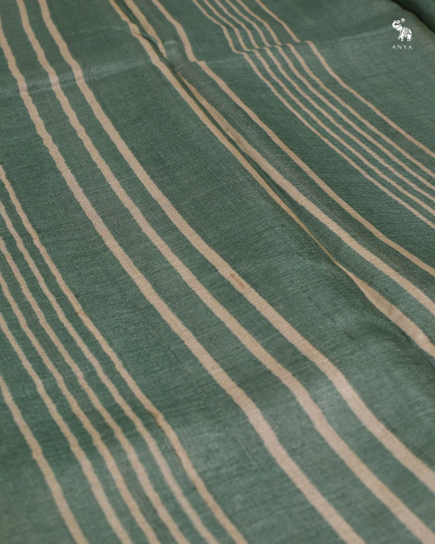 Grey Tussar Silk Saree with Floral Printed Design