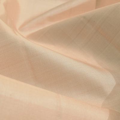 Light Peach Kanchi Silk Fabric