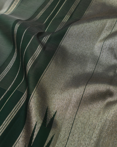 Grey Kanchi Classic Saree with Vairaoosi Checks Design