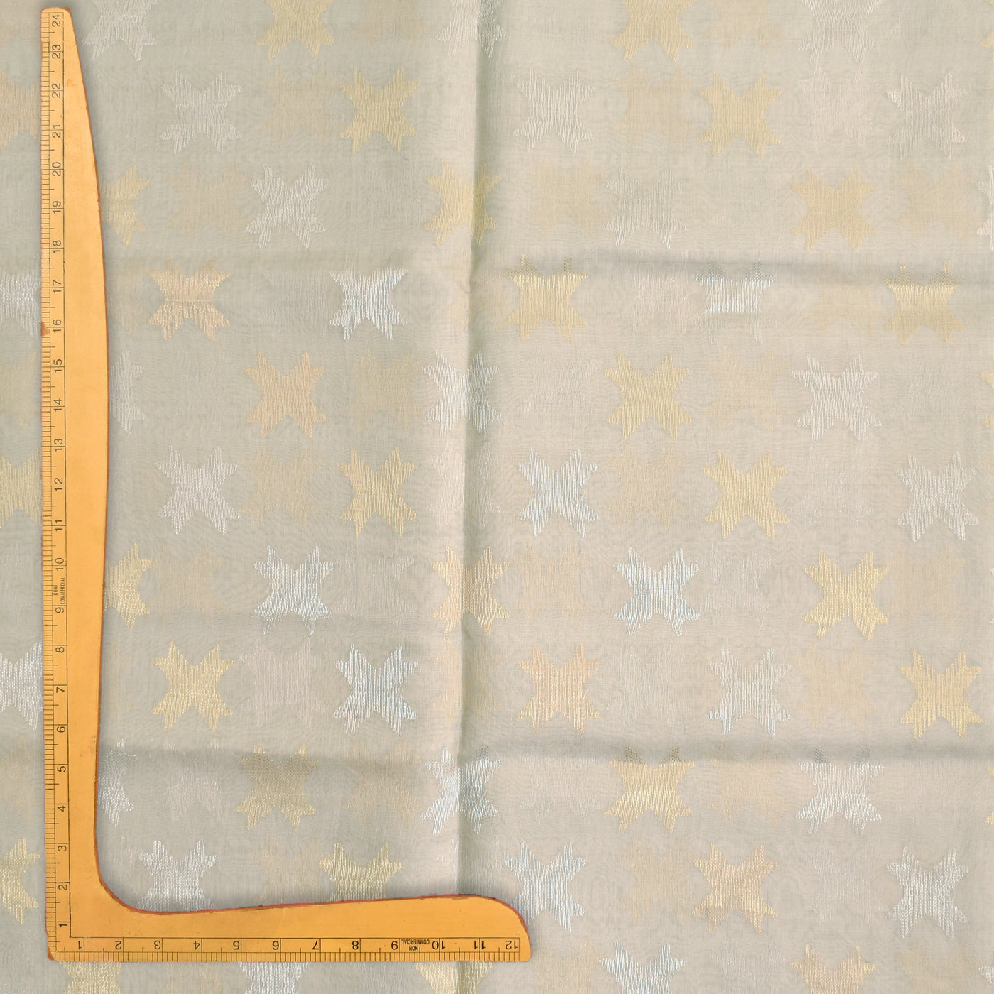 Light Grey Tussar Silk Fabric