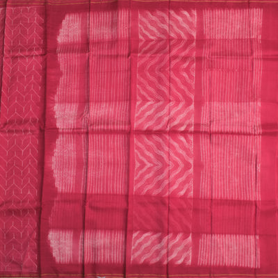 Red Batik Kanchi Silk Saree