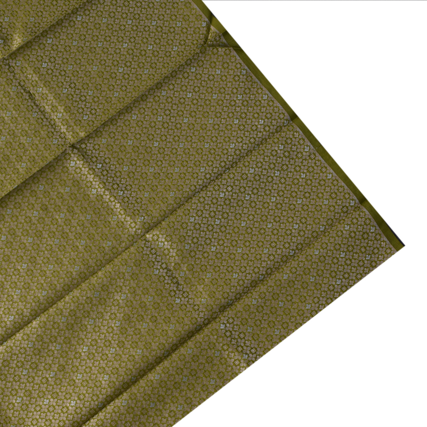 Chutney Green Organza Saree with White Kutch Work Design