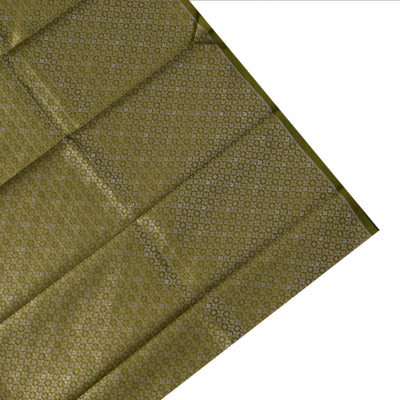 Chutney Green Organza Saree with White Kutch Work Design