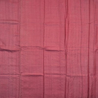 Onion Pink Tussar Silk Saree