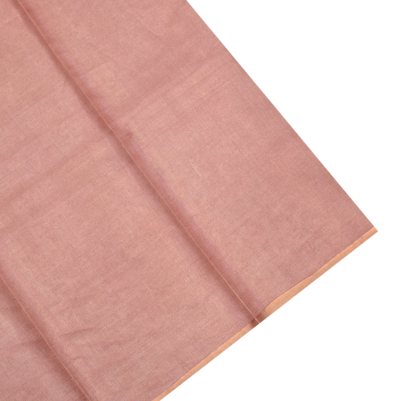 Pink Tussar Silk Saree with Horizontal Stripes Design