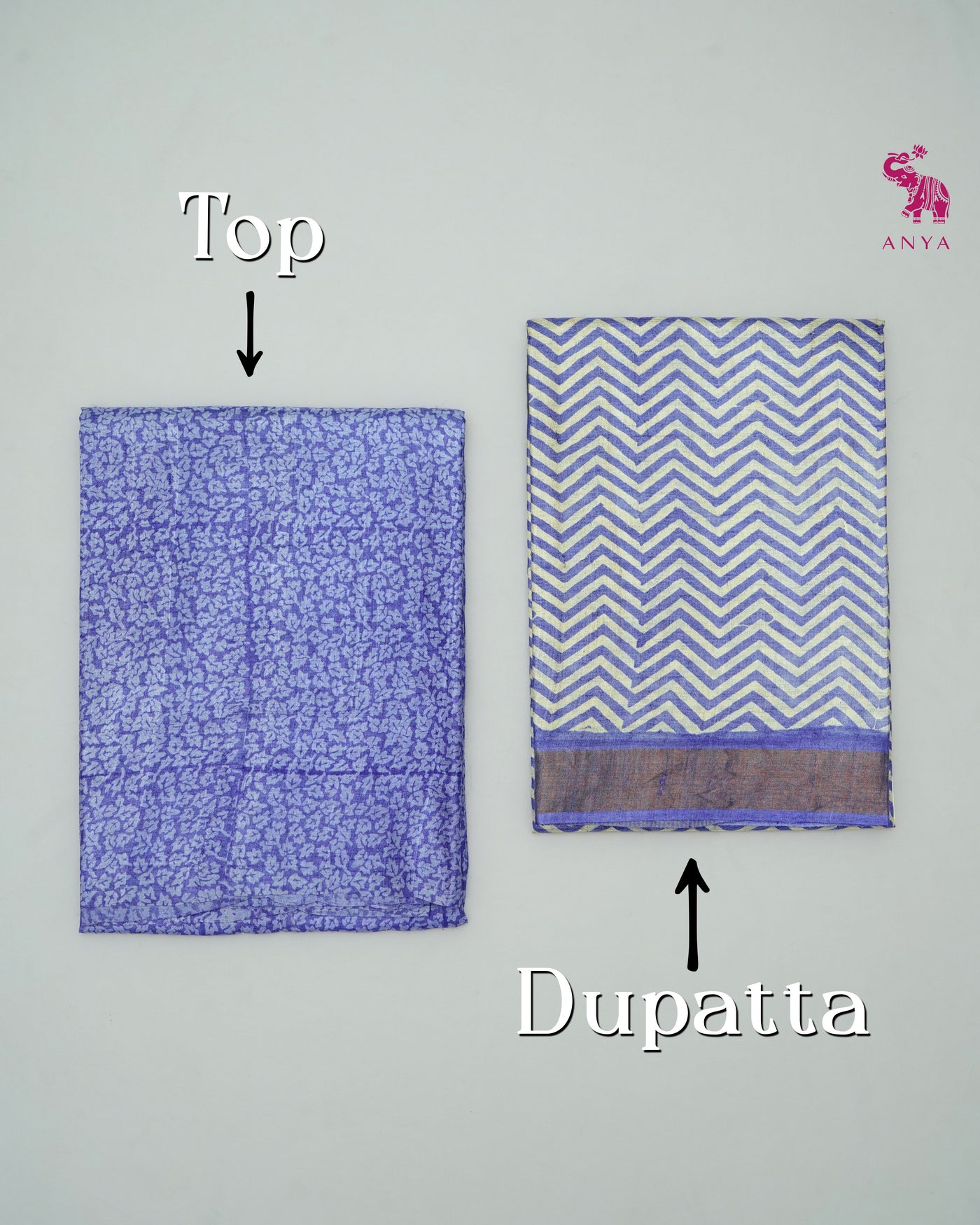 Violet Unstitched Tussar Salwar Set