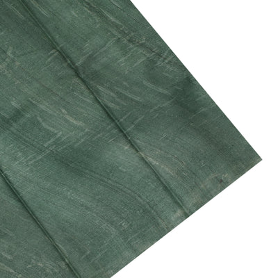 Grey Tussar Silk Saree with Floral Printed Design